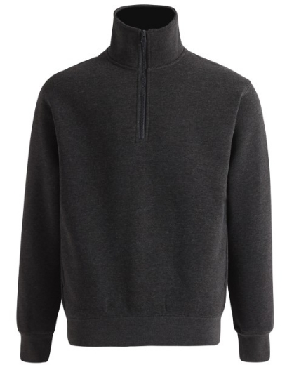 Picture of Winning Spirit Adults American Style 1/2 Zip Fleecy Sweat Top